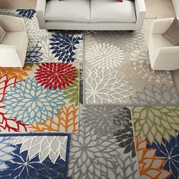 Nourison Aloha Multicolor 8x10 Area Rug for All Spaces