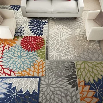 Nourison Aloha Multicolor 8x10 Area Rug for All Spaces