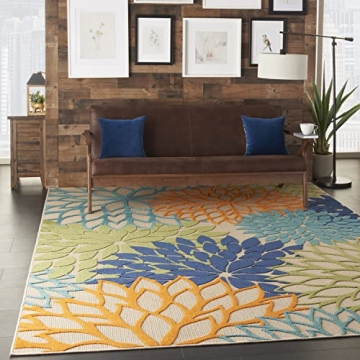 Nourison Aloha Multicolor 8x10 Area Rug for All Spaces