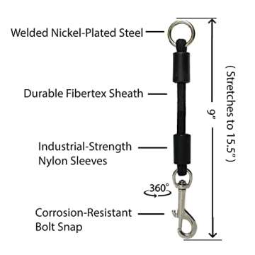 Bungee Dog Leash Extension - Ultimate Shock Absorber Attachment