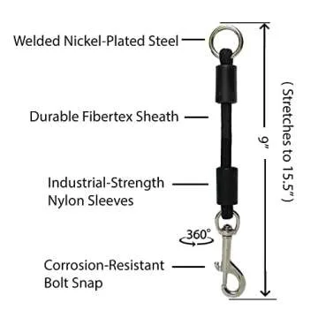 Bungee Dog Leash Extension - Ultimate Shock Absorber Attachment