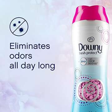 Downy Fresh Protect Laundry Scent Booster Beads for Washer with Febreze Odor Defense, April Fresh, 26.5 oz, Use with Fabric Softener