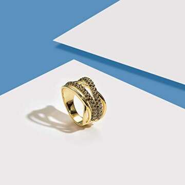 Elegant Art Deco Statement Ring for Women - Mytys Jewelry