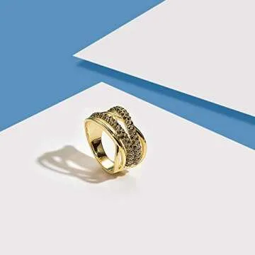 Elegant Art Deco Statement Ring for Women - Mytys Jewelry