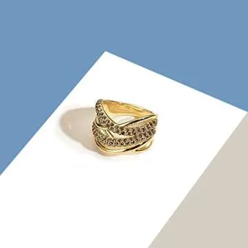 Elegant Art Deco Statement Ring for Women - Mytys Jewelry