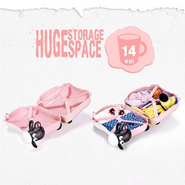 Shaun the Sheep Kids Ride-On Suitcase Pink for Fun Travel