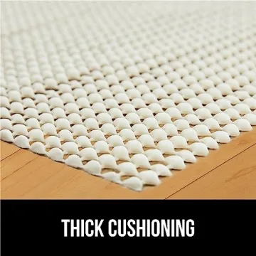 Gorilla Grip Extra Strong Rug Pad Gripper, Grips Keep Area Rugs Safe and in Place, Thick, Slip and Skid Resistant Pads for Hard Floors Under Carpet Mat Cushion and Hardwood Floor Protection 2x8 FT