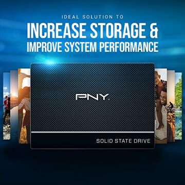 PNY CS900 1TB SATA III Internal SSD for Fast Performance
