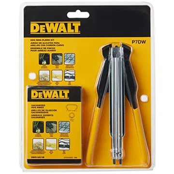 DEWALT P7DW Hog Ring Pliers Kit for Fastening