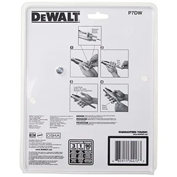 DEWALT P7DW Hog Ring Pliers Kit for Fastening