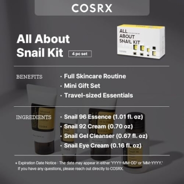 COSRX Snail Mucin Travel Skin Care Set Hydration Repair