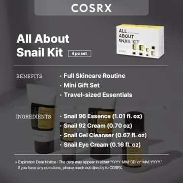COSRX Snail Mucin Travel Skin Care Set Hydration Repair