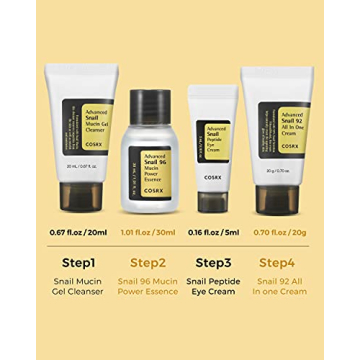 COSRX Snail Mucin Travel Skin Care Set Hydration Repair