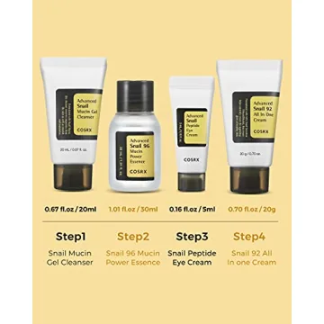 COSRX Snail Mucin Travel Skin Care Set Hydration Repair