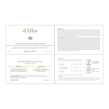 d'alba Italian White Truffle Duo Skin Hydration Cream