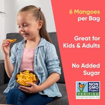 Yammy Dried Mango Chips – Healthy Unsweetened Snack