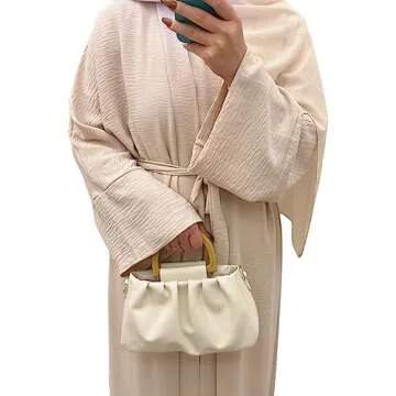 2PCS Women's Muslim Dresses Abaya Islamic Dubai Prayer Dress Robe Long Cardigan Maxi Dress Beige