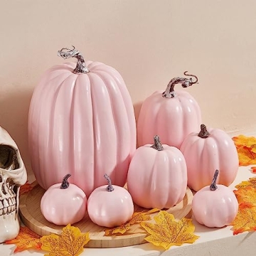 Cute Foam Pumpkins Halloween Thanksgiving Fall Decorations