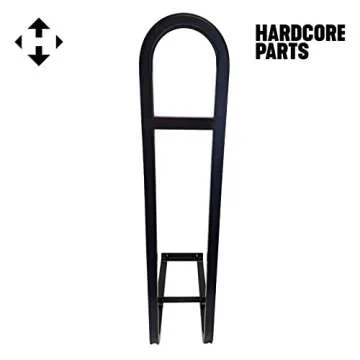 Golf Cart Rear Seat Safety Grab Bar fits EZGO, Club Car, Yamaha + Bonus Reflector