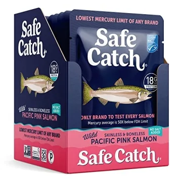 Healthy Safe Catch Skinless Boneless Salmon Pouch 3oz