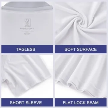 BAMBOO COOL Men's Moisture-Wicking T-Shirts 3-Pack