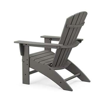 POLYWOOD Nautical Curveback Adirondack Chair