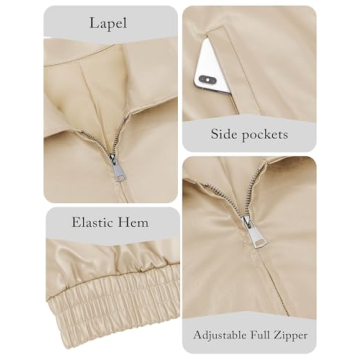 Miladusa Women's Trendy Oversized Faux Leather Jacket