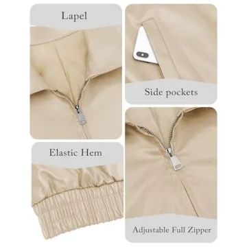 Miladusa Women's Trendy Oversized Faux Leather Jacket