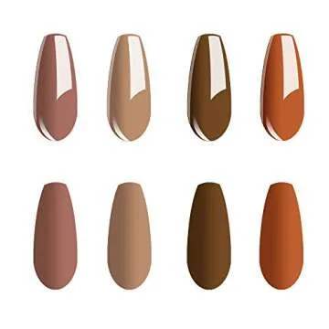 Vishine Gel Nail Polish Set, Eco-Friendly Fall Colors (15ml)