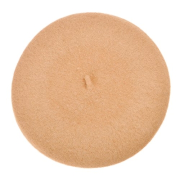 ZLYC Classic Solid Color Wool Beret Hat for Women
