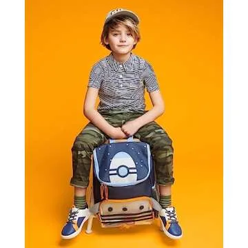 Skip Hop Sparks Kid's Backpack, Kindergarten Ages 3-4, Rocket