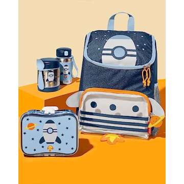 Skip Hop Sparks Kid's Backpack, Kindergarten Ages 3-4, Rocket