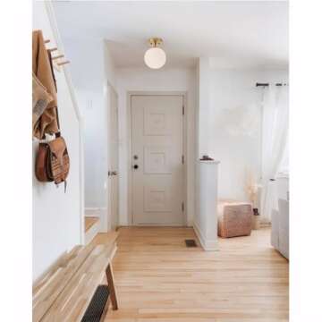 Brass Semi Flush Mount Ceiling Light Fixture for Elegant Design