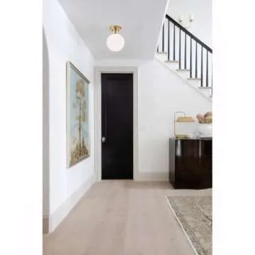 Brass Semi Flush Mount Ceiling Light Fixture for Elegant Design