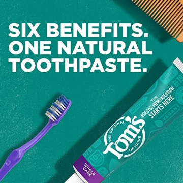 Tom's of Maine Whole Care Natural Toothpaste 3-Pack