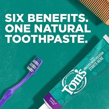 Tom's of Maine Whole Care Natural Toothpaste 3-Pack