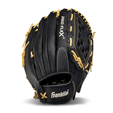 Franklin Sports Throw Baseball Gloves - Pro Flex 13" Outfield Mitt for Men