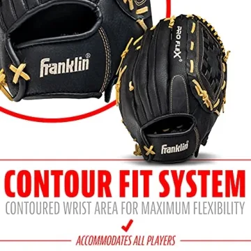 Franklin Sports Pro Flex Baseball Gloves - 13" Outfield Mitt