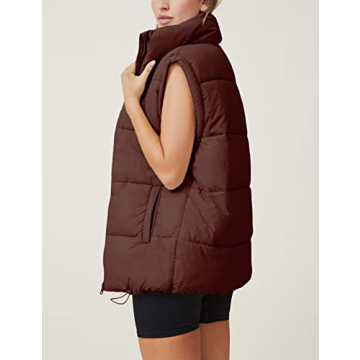 Chic Athlisan Women's Puffer Vest for Stylish Warmth