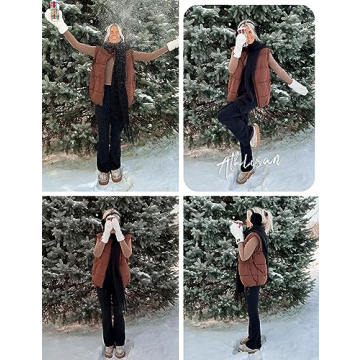 Chic Athlisan Women's Puffer Vest for Stylish Warmth