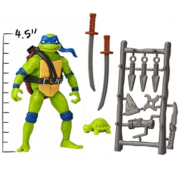TMNT Leonardo 4.5” Action Figure - Perfect for Kids
