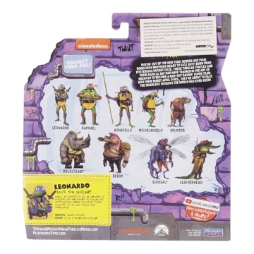 TMNT Leonardo 4.5” Action Figure - Perfect for Kids
