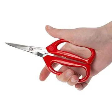 Joyce Chen Original Unlimited Kitchen Scissors All Purpose Kitchen Shears With Comfortable Handles, Red, 2 Pack