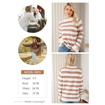 Trendy Striped Sweater for Women - Cute Fall Outfit