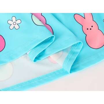 WonderBabe Toddler Girl Easter Bunny Dress 7-8 Years