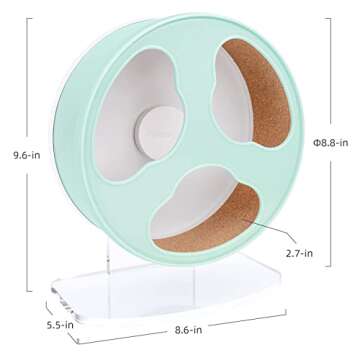 Niteangel Quiet Hamster Exercise Wheel for Small Pets
