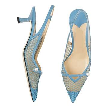 Stylish THESHY Slingback Kitten Heels for Elegant Occasions