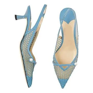 Stylish THESHY Slingback Kitten Heels for Elegant Occasions