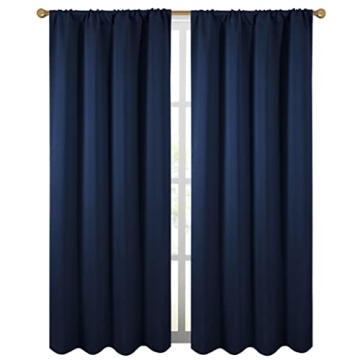 Diraysid Navy Blue Blackout Curtains for All Rooms