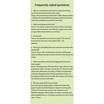 100pcs Self-Heating Ginger Patch for Lymph, Promote Blood Circulation, Pain Relief for Shoulder, Neck, Waist, Back, Hand, Foot, Knee & Joint, Stomach Bloating, Hot Compress Pad (12 * 8cm)